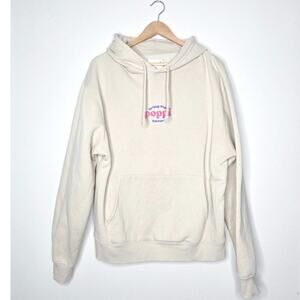 Poppi for Target Limited Edition Graphic Hoodie Blue Poppi Logo Sweatshirt